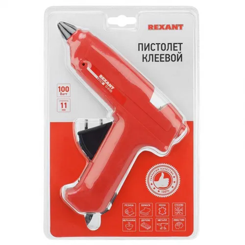 Пистолет клеевой 100Вт большой (блист.) REXANT 12-0105 фото 5
