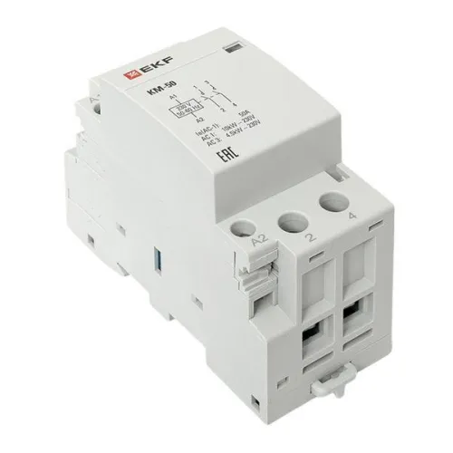 Контактор модульный КМ 50А 2NО (2 мод.) EKF km-2-50-20 фото 5