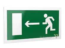 Знак безопасности PS-20106.E04 "Напр. К эвакуационному выходу налево" Белый свет a21438