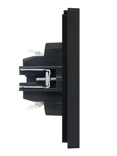 Выключатель проходной 2-кл. СП FORTE&PIANO 10А FP107 черн. IEK FP-V22-0-10-1-K02 фото 4