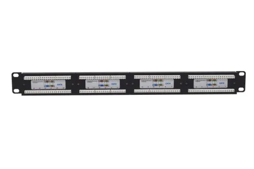 Патч-панель 19дюйм 1U кат.6 неэкранир. 24 порта RJ-45 Dual IDC TOKOV ELECTRIC TKE-PP-6-1U-24P-UTP фото 2