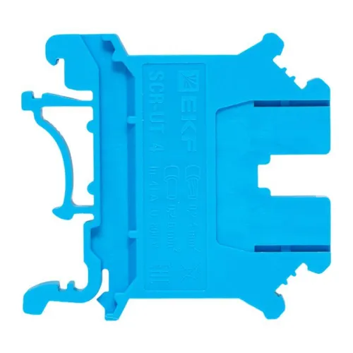 Колодка клеммная винтовая 4 UT син. EKF scr-ut-4-b фото 7