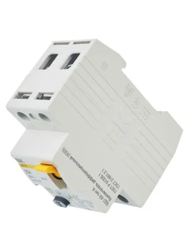 Выключатель дифференциального тока (УЗО) 2п 25А 30мА тип A ВД1-63 KARAT IEK MDV11-2-025-030 фото 8