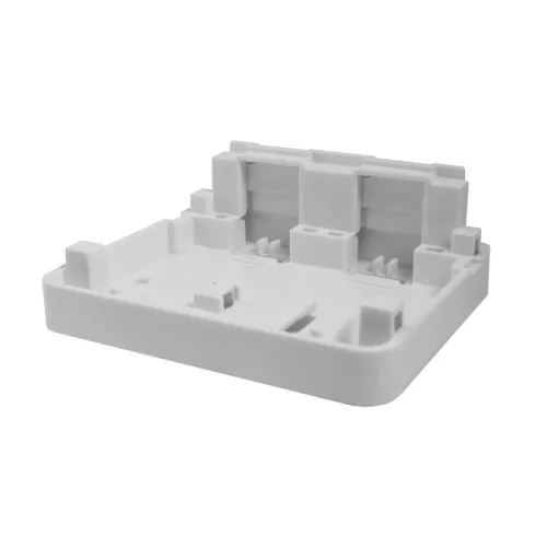 Корпус розетки для двух вставок типа Keystone Jack бел. SUPRLAN 10-0311 фото 3