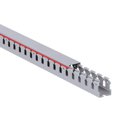 Кабель-канал перфорированный 25х30 L2000 RL12 сер. DKC 00127RL фото 4