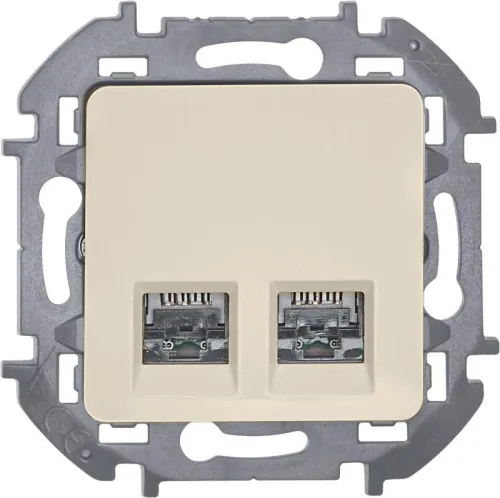 Розетка компьютерная 2-м Inspiria RJ45 кат.5E UTP сл. кость IEK 673836 фото 5
