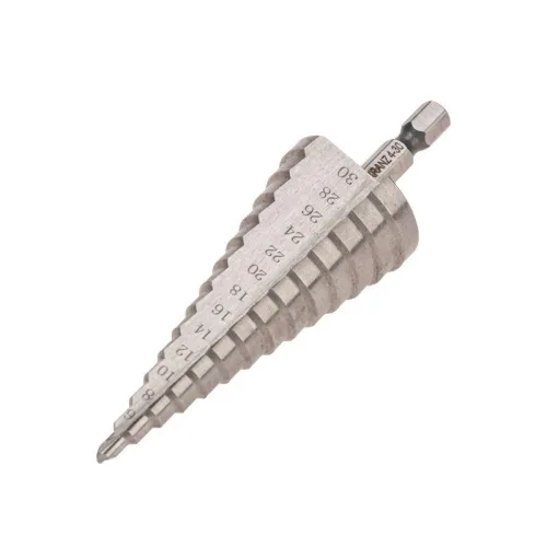 Сверло ступенчатое по металлу 4.0-30.0мм Kranz KR-12-6602 фото 2