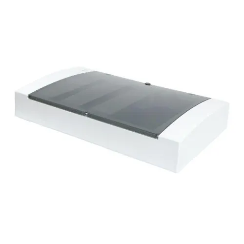 Щит комбинированный Unix 2х18мод. + 1 монтаж. плата 4 габарит IP41 прозр. дверь PROxima EKF ux-2x18+1m-n фото 13