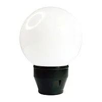 Светильник НТУ 06-40-01 "Шар" 160 Г 40Вт IP55 опал ПММА /корпус черный Элетех 1030480082