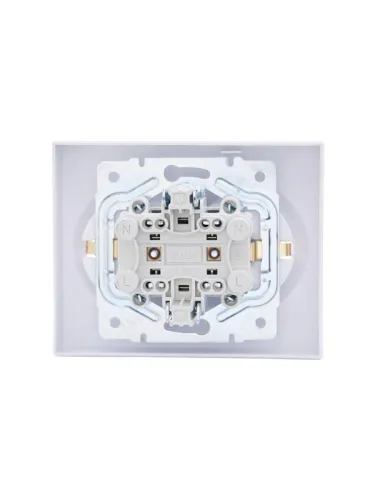 Розетка 2-м СП VESNA с заземл. со шторками ПБТ бел. LEZARD 742-0200-178B фото 7