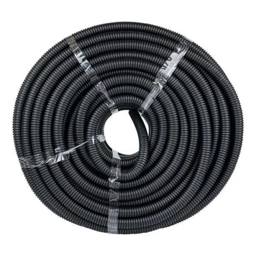 Труба гофрированная ПНД гибкая тяжелая d32мм с протяжкой черн. (уп.50м) PROxima EKF tpnd-32-t фото 2