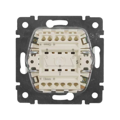 Выключатель 2-кл. СП Valena 10А IP31 250В механизм бел. IEK 774405 фото 2