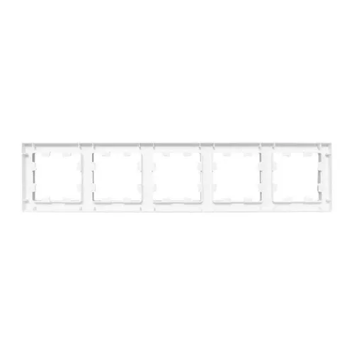 Рамка 5-м Эпика пластик бел. EKF UP1-FPW-05 фото 4