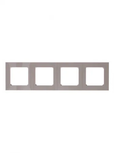 Рамка Levit 4п кофе макиато/бел. ABB 2CHH015040A6018 фото 3