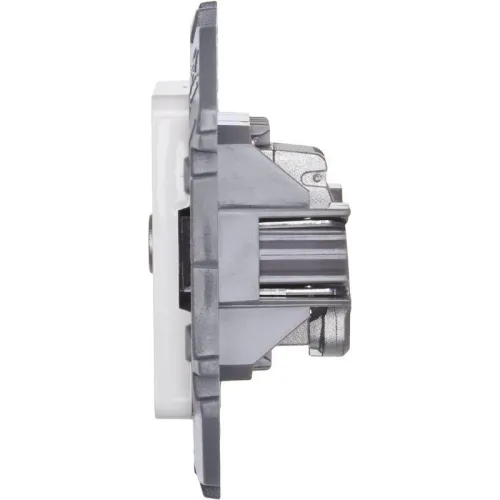 Розетка телевизионная TV Inspiria 2дБ 0-2400мГц с топологией "звезда" механизм бел. IEK 673850 фото 2