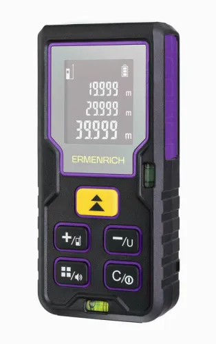 Рулетка лазерная Reel PLUS GD80 фиолет. Ermenrich 85315