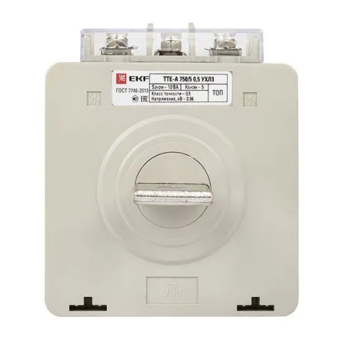 Трансформатор тока ТТЕ-А 750/5А кл. точн. 0.5 с клеммой напряжения PROxima EKF tte-S-750 фото 5