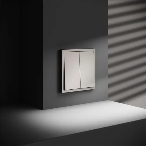 Переключатель проходной 2-кл. СП S70 10А механизм кашемир Voltum VLS020303 фото 5