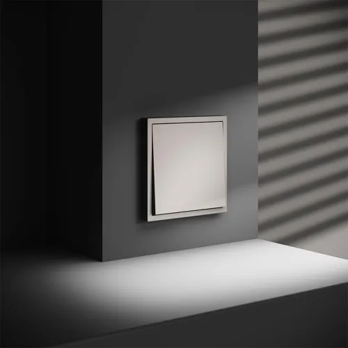 Переключатель перекрестный 1-кл. СП S70 механизм кашемир Voltum VLS010503 фото 6