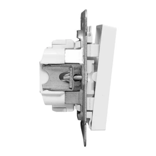 Выключатель кнопочный 2-кл. СП Эпика механизм бел. EKF UP1-SWW-23 фото 4