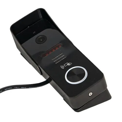 Видеопанель вызывная CPV-02 1000TVL IP65 со считыв. ключей 4пр. черн. EKF int-cpv-02 фото 4