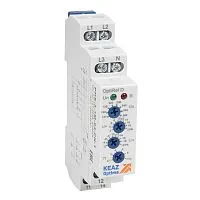 Реле контроля фаз OptiRel D PHS-3-1M-04-PN-2 повышенного/пониженного 3Ф+N 2СО КЭАЗ 331994