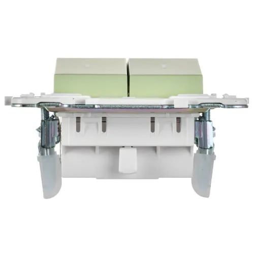 Выключатель 2-кл. SKANDY 10А SK-V09G с индикацией мятный IEK SK-V20-1-10-K06 фото 4