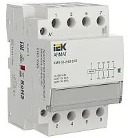 Контактор модульный KMR 63А 230В AC 2НО 2НЗ ARMAT IEK AR-KMR10-063-22-230