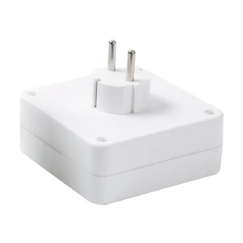 Разветвитель 4-м с заземл. 16А 3500Вт 250В квадрат бел. DОМТОК 2661 фото 4