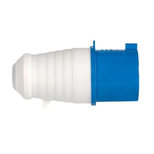 Вилка переносная 023 32А 2P+PE 220В IP44 EKF ps-023-32-220 фото 3