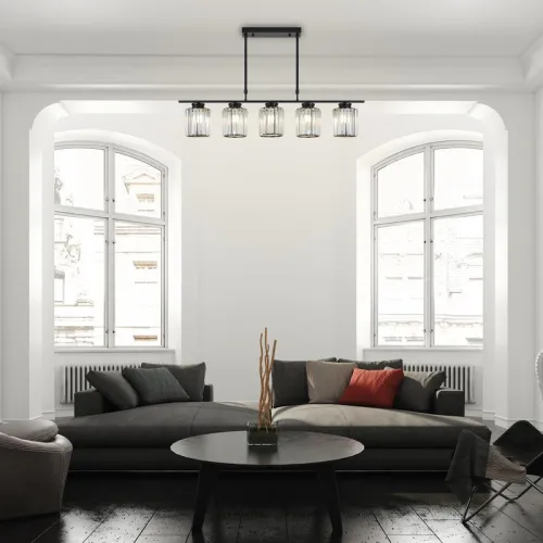 Светильник Ferrera 200Вт E27х5 IP20 подвесной Freya FR5474PL-05B фото 6