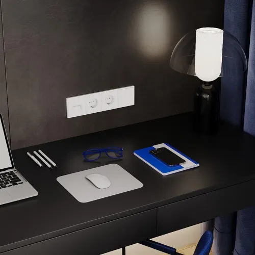 Выключатель 2-кл. СП S70 10А механизм бел. матов. Voltum VLS020102 фото 7