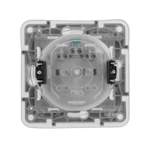 Розетка 1-м СП Etika 16А IP44 250В 2P+E с заземл. защ. шторки с крышкой немецк. стандарт безвинтов. клеммы механизм бел. Leg 672232 фото 5