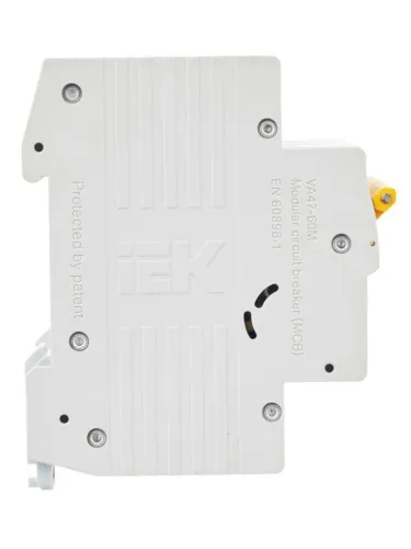 Выключатель автоматический модульный 3п C 2А 6кА ВА47-60M KARAT IEK MVA31-3-002-C фото 6