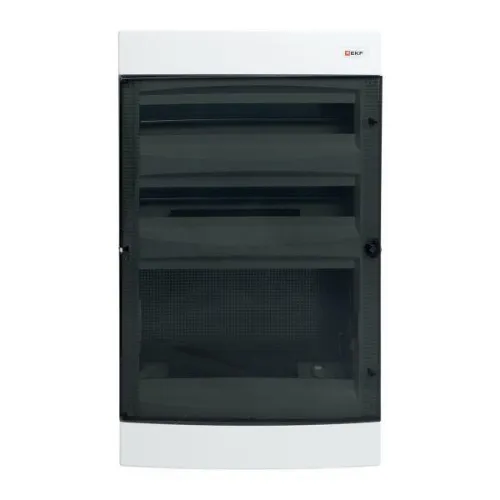 Щит комбинированный Unix 2х18мод. + 1 монтаж. плата 4 габарит IP41 прозр. дверь PROxima EKF ux-2x18+1m-n фото 8