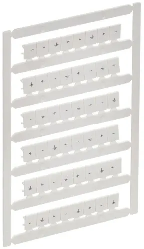 Маркер для CTS 6кв.мм/CP 10кв.мм "+; -; зазем." ARMAFIX IEK AF-CT10D-M-006-23