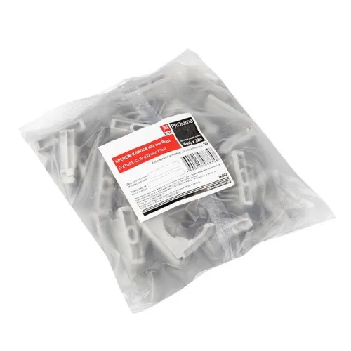 Держатель для труб (клипса) d32мм сер. (уп.50шт) Plast EKF derj-z-32n фото 3