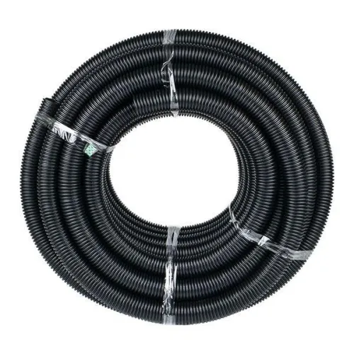 Труба гофрированная ПНД d40мм с протяжкой черн. (уп.25м) Plast PROxima EKF tpnd-40n фото 2