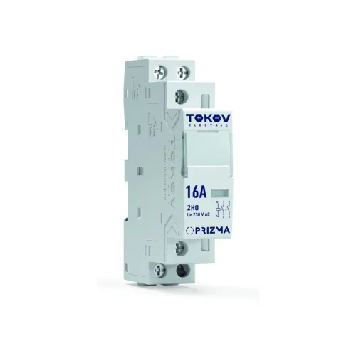 Контактор модульный 18мм 16А 230В АС 2НО PRIZMA TOKOV ELECTRIC TKE-PZ-MC-1-16-230-20