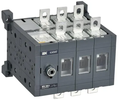 Выключатель-разъединитель ВРК 3п 160А реверс. без рукоятки KARAT IEK KA-VR20-3-0160