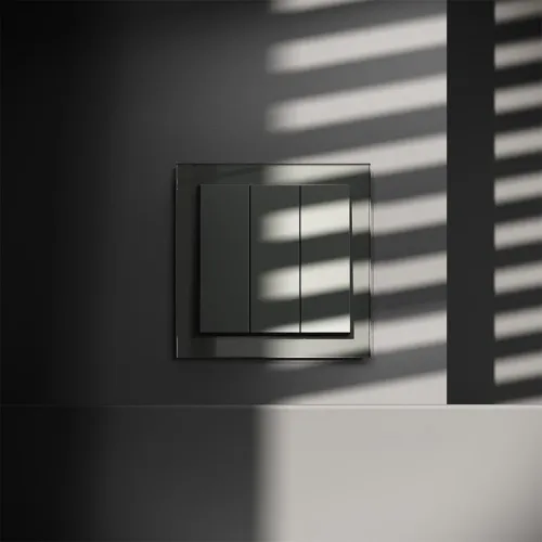 Выключатель 3-кл. СП S70 10А механизм титан Voltum VLS030106 фото 3