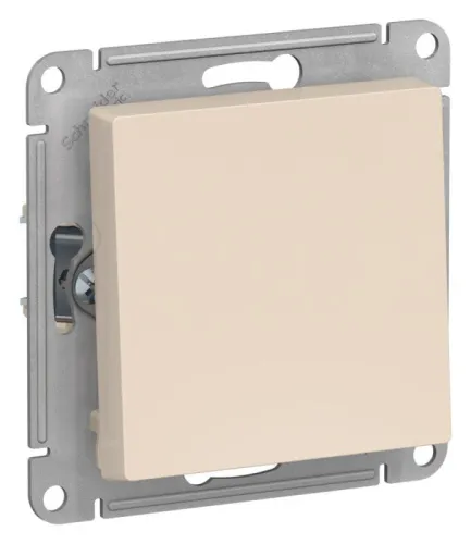 Выключатель 1-кл. AtlasDesign 2-п. 10А мех. беж. SE ATN000221