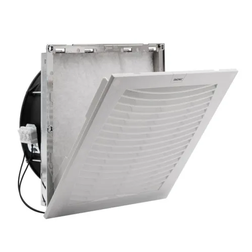 Вентилятор с фильтром ЭМС 550куб.м/ч 400В AC 255х255мм IP54 DKC R5MCV25380 фото 2