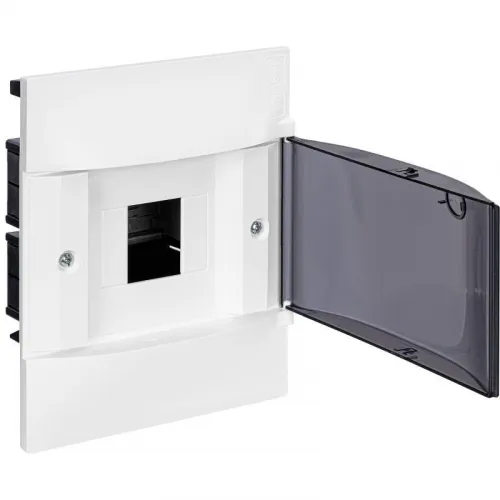 Щиток пластиковый встраиваемый Practibox S 1х4 дым. дверь Leg 134554 фото 2