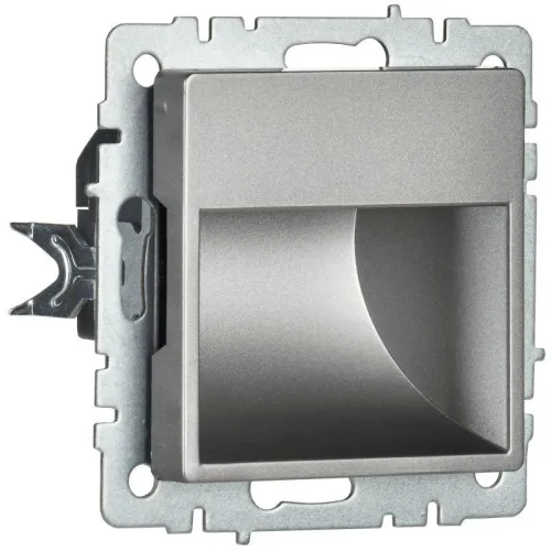 Подсветка светодиодная BRITE встраив. ПЛ20-БрС механизм сталь IEK BR-FL20-K46 фото 6