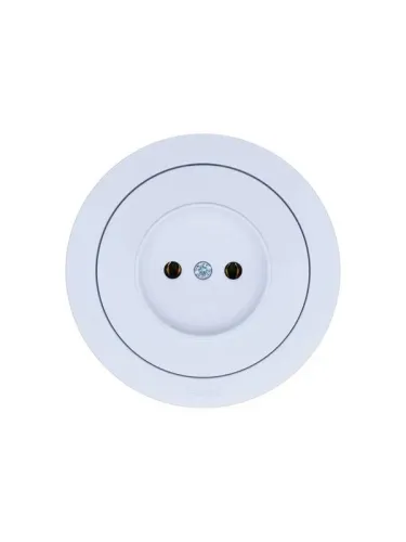 Розетка 1-м СП OSEN без заземл. ПБТ бел. LEZARD 743-0288-121B фото 4