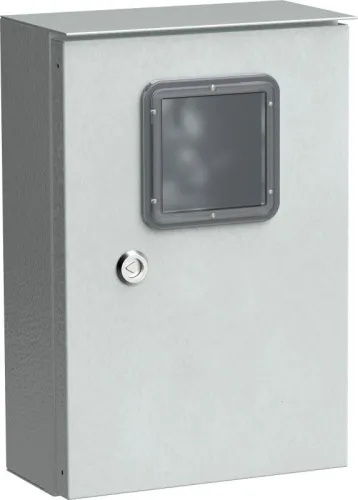 Корпус ЩУРн-1/9 TITAN 370х250х135мм У1 IP54 коттеджный метал. IEK MKM24-N-009-54-ZO фото 2