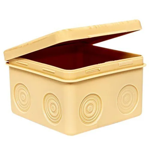 Коробка распаячная КМР-030-035 пылевлагозащ. 80х80х54 без мембранных вводов свет. дерево PROxima EKF plc-kmr-030-035-s фото 6