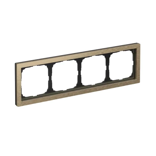 Рамка 4-м ArtGallery Pure метал. латунь SE GAL312204 фото 5