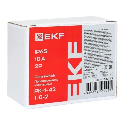 Переключатель кулачковый ПК-1-42 2п 10А "1-0-2" IP65 EKF pk-1-42-10-65 фото 10